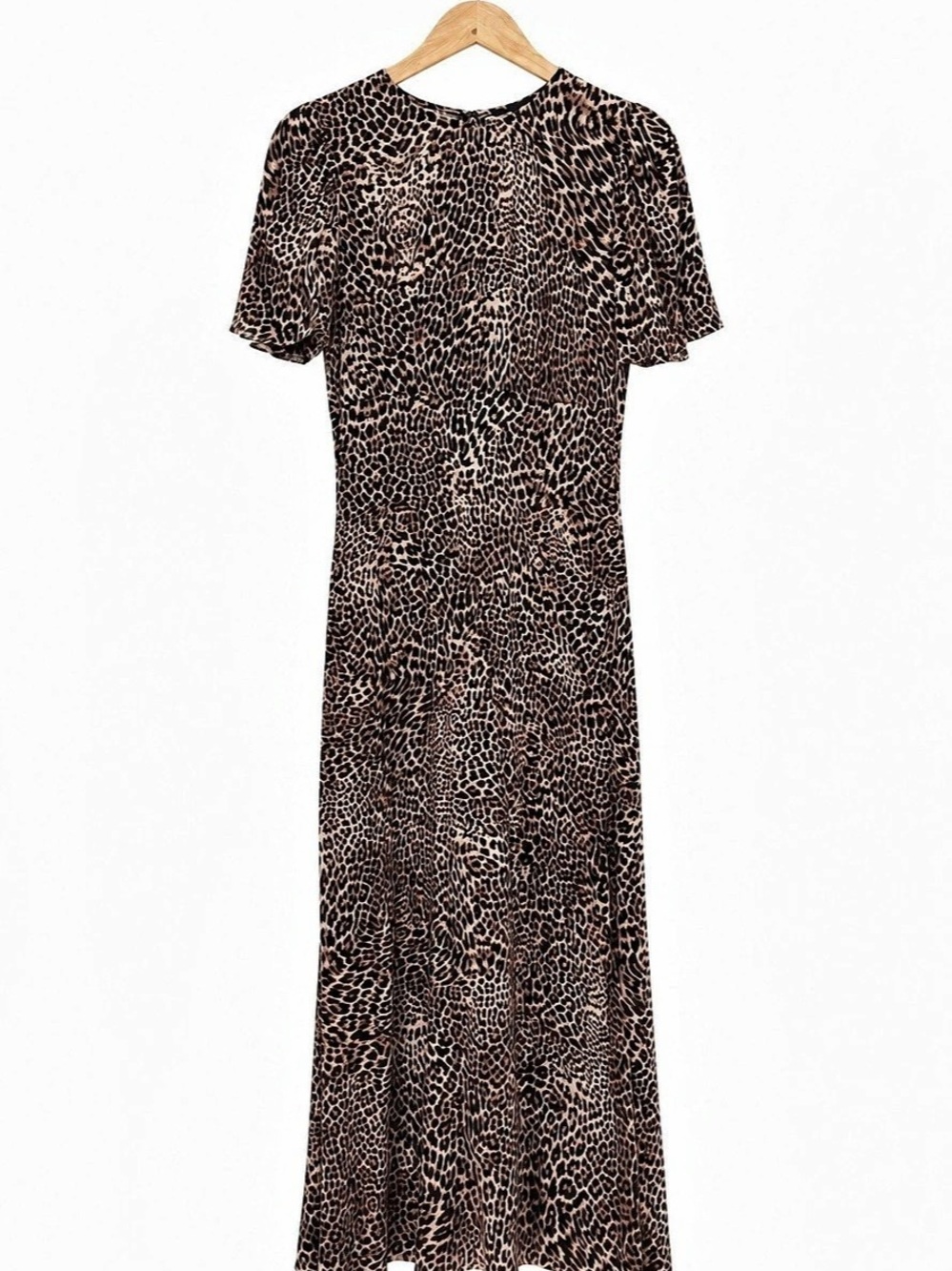 🐆 SUGAR+LIPS Leopard Print Maxi Dress – Size Small